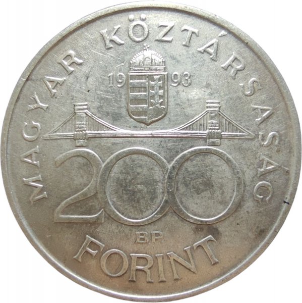 MACARİSTAN 1993 200 FORİNT ÇA