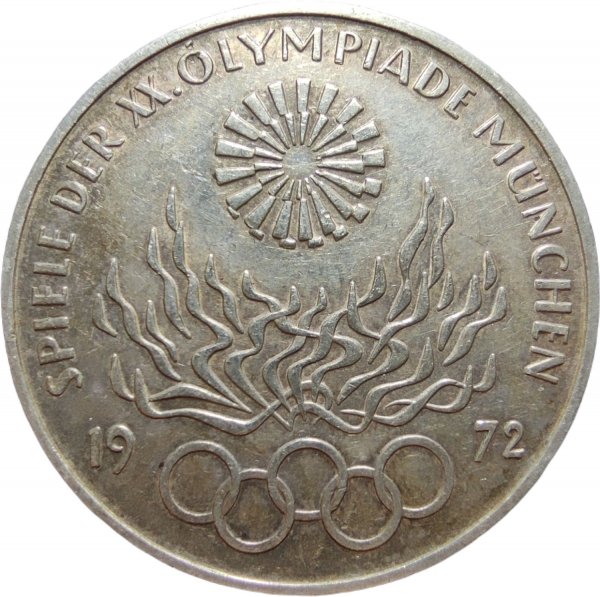 1972 ALMANYA 10 MARK ÇA+