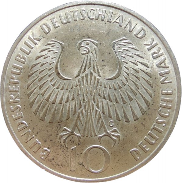 1972 ALMANYA 10 MARK ÇİL+