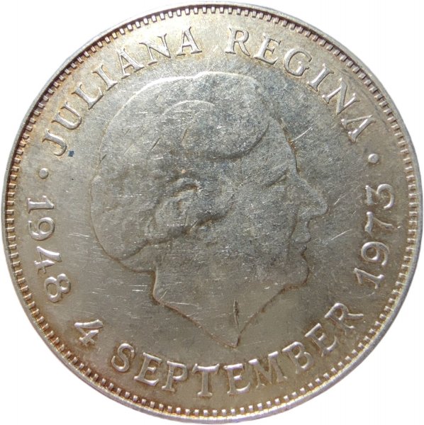 1973 HOLLANDA 10 GULDEN ÇA