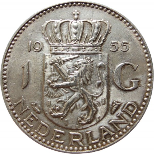 1955 HOLLANDA 1 GULDEN ÇA