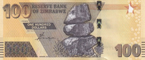 2020 ZIMBABWE 100 DOLAR ÇİL