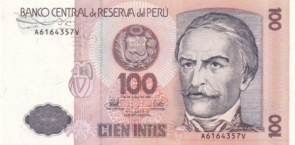 PERU 100 INTIS 1987 ÇİL