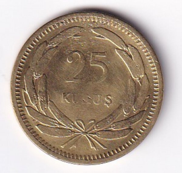 1956 25 KURUŞ ÇİL