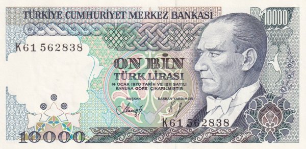 7.EMİSYON 10000 TL K61 ÇİL