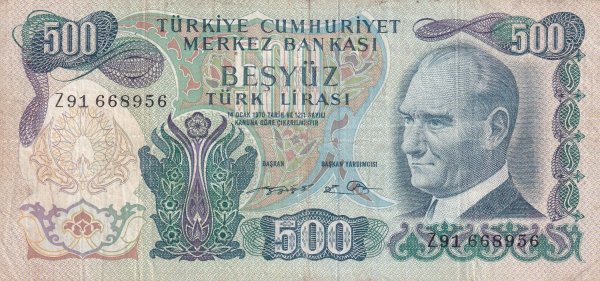 6.EMİSYON 500 TL Z91 ÇT