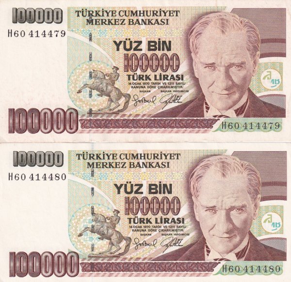 7.EMİSYON 100000 TL H60 2 ADET SERİ TAKİPLİ ÇİL-