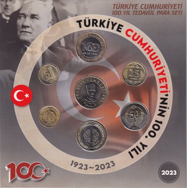 2023 TÜRKİYE CUMHURİYETİ 100. YIL TEDAVÜL PARA SETİ