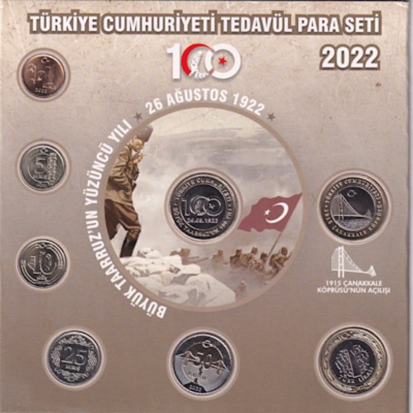 2022 T.C. TEDAVÜL PARA SETİ