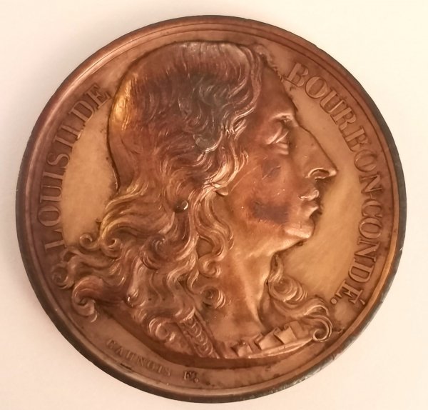 Fransa, Madalya, Medal Louis II Of Bourbon Conde 1823