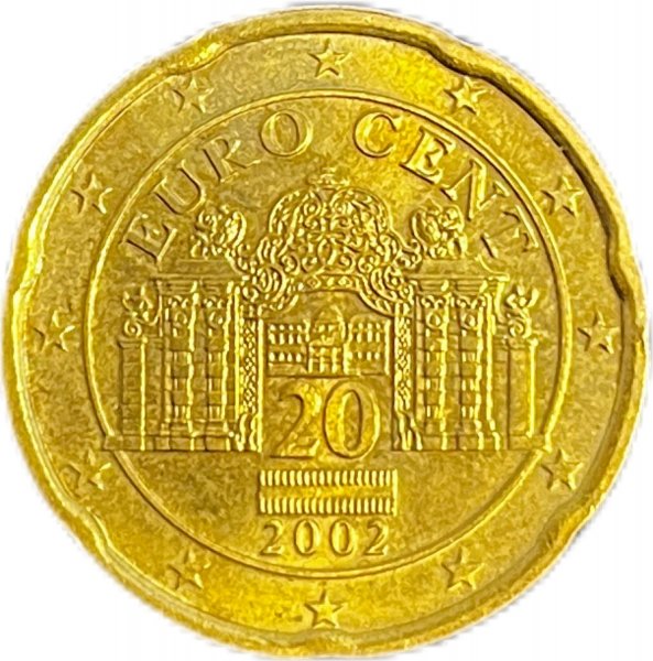 2002 AVUSTURYA 20 EUROCENT BAKIR ÇİL+