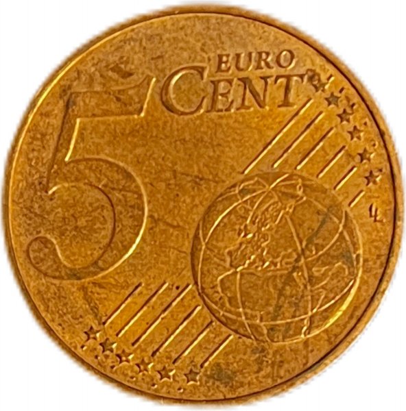 2002 AVUSTURYA 5 EURO CENT PARASI BAKIR ÇİL+