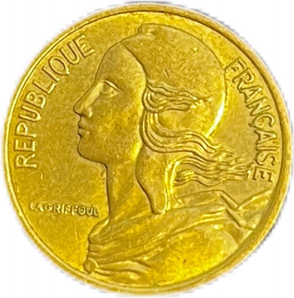 1983 FRANSA 5 CENTİMES BRONZ ÇİL