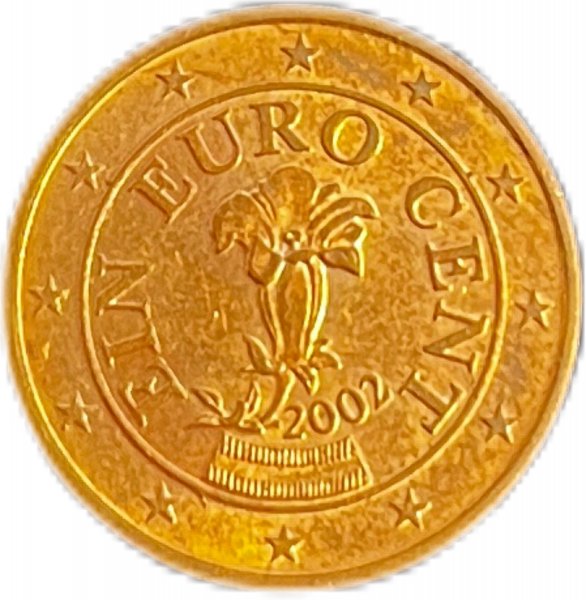 2002 AVUSTURYA 1 EUROCENT BAKIR ÇİL+