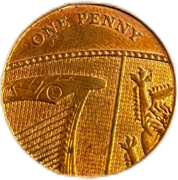 2009 İNGİLTERE 1 PENNY BAKIR ÇİL+