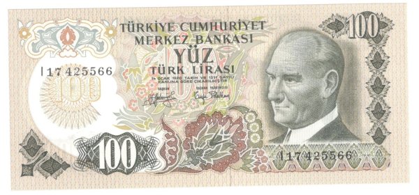 7. EMİSYON 100 TÜRK LİRASI I17 SERİSİ ÇİL