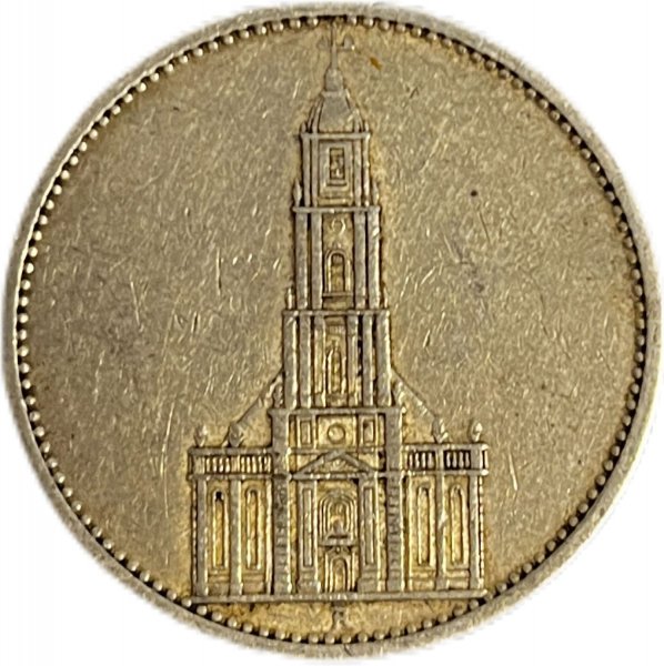 1935 ALMANYA 5 REICHSMARK GÜMÜŞ ÇÇT