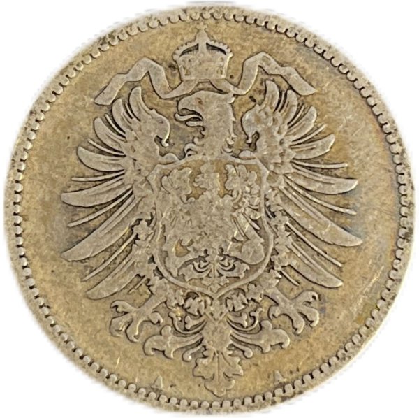 1874 ALMANYA 1 MARK GÜMÜŞ ÇT