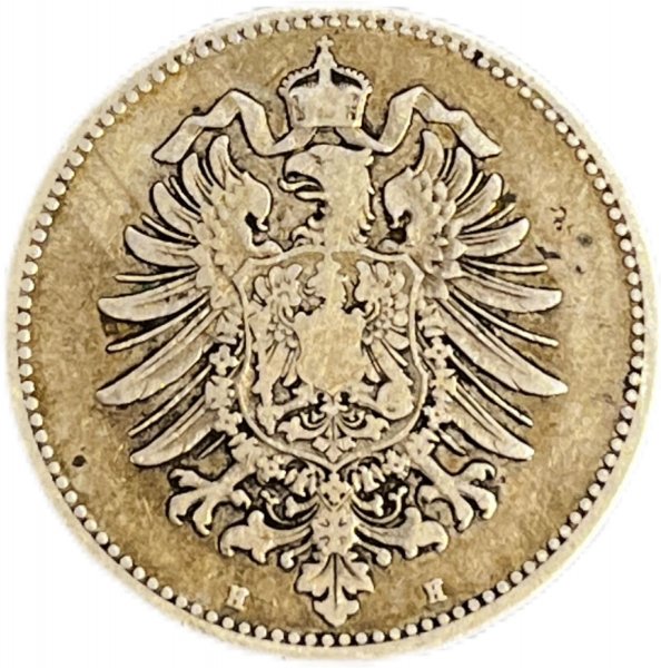 1875 ALMANYA 1 MARK GÜMÜŞ ÇÇT-