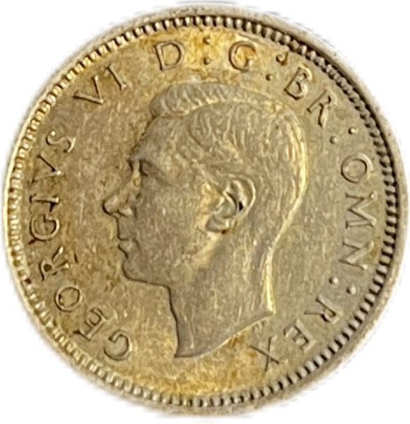 1940  BİRLEŞİK KRALLIK 3 PENCE GÜMÜŞ ÇİL+