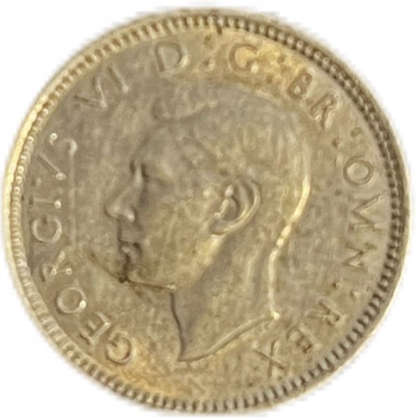 1937  BİRLEŞİK KRALLIK 3 PENCE GÜMÜŞ ÇİL+