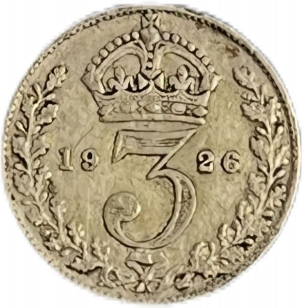 1926  BİRLEŞİK KRALLIK 3 PENCE GÜMÜŞ ÇÇT