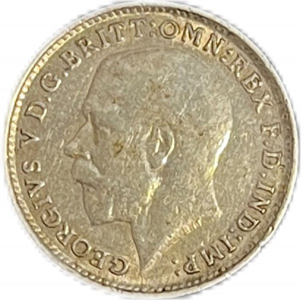 1920  BİRLEŞİK KRALLIK 3 PENCE GÜMÜŞ ÇA