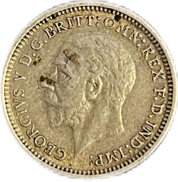 1933  BİRLEŞİK KRALLIK 3 PENCE GÜMÜŞ ÇA+