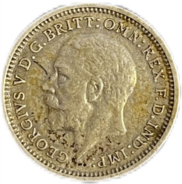 1935  BİRLEŞİK KRALLIK 3 PENCE GÜMÜŞ ÇA