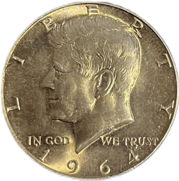 1964 ABD 1/2 DOLLAR GÜMÜŞ ÇİL+