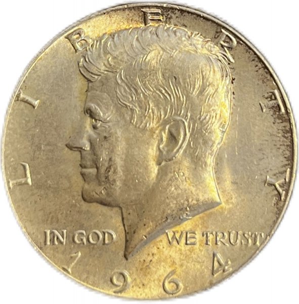 1964 ABD 1/2 DOLLAR GÜMÜŞ ÇİL+