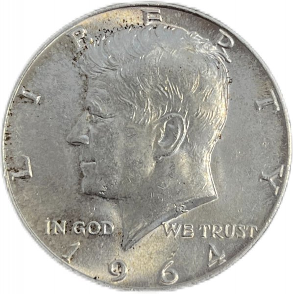 1964 ABD 1/2 DOLLAR GÜMÜŞ ÇİL+