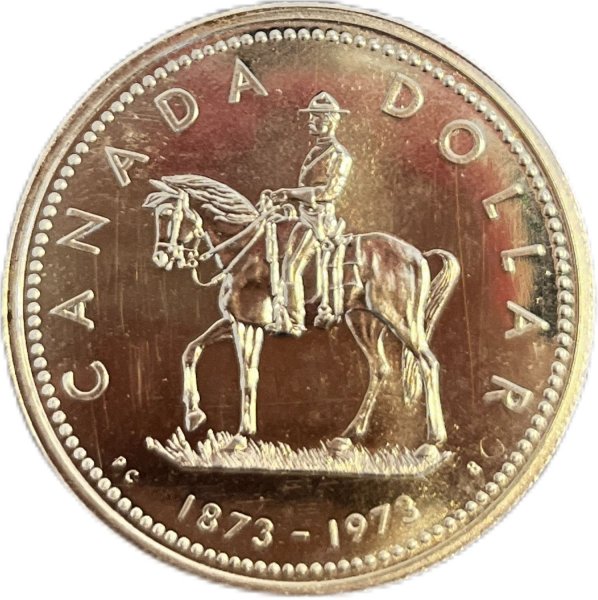 1973 KANADA 1 DOLLAR GÜMÜŞ ÇA+