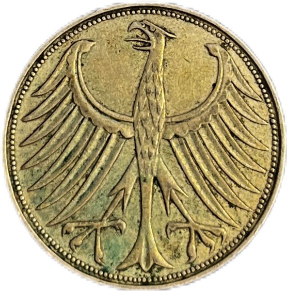 1951 ALMANYA 5 MARK GÜMÜŞ ÇÇT