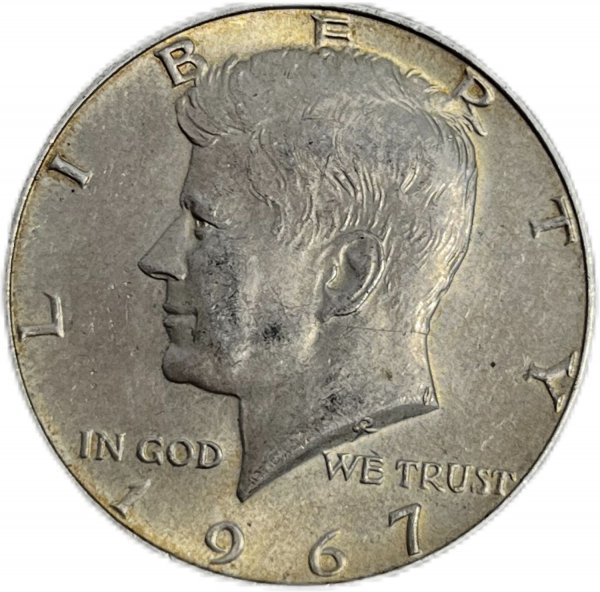 1967 ABD HALF DOLLAR GÜMÜŞ ÇİL+